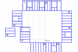 Схема сборки каркасного дома