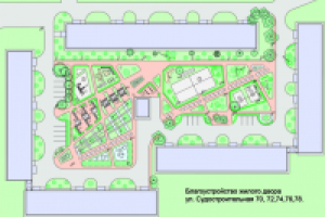 Благоустройство жилого двора