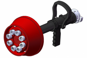 Рассеивающая насадка для универсального пожарного ствола