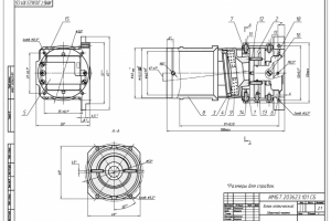 Сборочный чертеж оптического узла