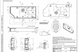 Чертеж пластикового корпуса