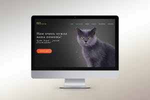 Лендинг приюта для животных Fox