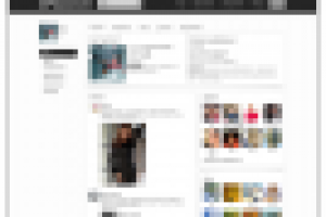 Интерфейс социальной сети