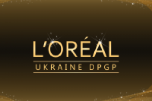 Фон и текст для Loreal