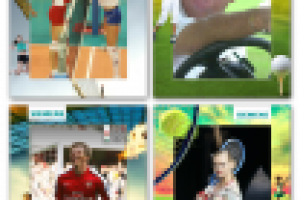 Фото рамки на спортивную тематику.