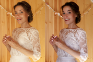 пример портретной ретуши