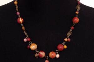 Колье "Ягодная корзинка"