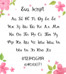 Шрифт EvaScript, кириллица