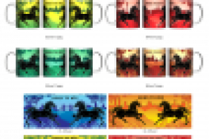 мужские кружки к году лошади