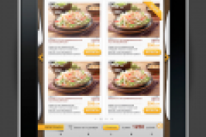 The Online Restaurant Menu - iOS GUI Design