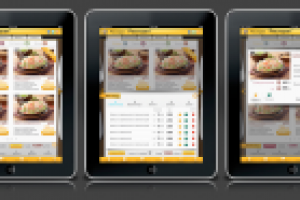 The Online Restaurant Menu - iOS GUI Design