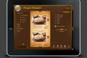 The Online Restaurant Menu - iOS GUI Design