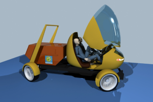 модель специальной машины для уборки улиц