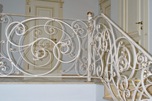 Лестничное ограждение в частном доме.Кишинев