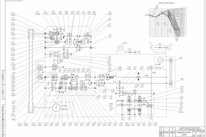 Схема токарного станка