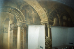 Настенная роспись. Архитектурная обманка"Своды"