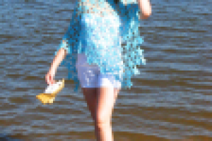 летнее пончо