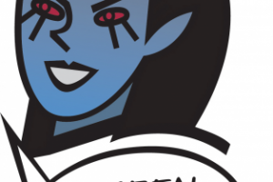 Стикер с Queen of Pain (Dota2)