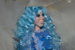 Кукла Мальвина из полимерной глины