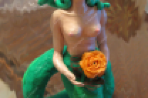 Медуза Горгона из пластики