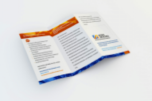 дизайн рекламного буклета об услугах логистики