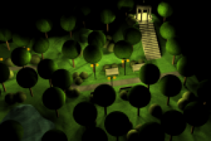 Упрощенный пример фрагмента сада