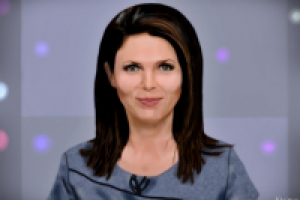 Цифровой цветной портрет "Телеведущая Елена Павлова"