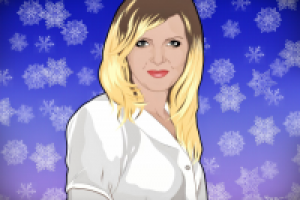 Цифровой цветной портрет в стиле Pop Art