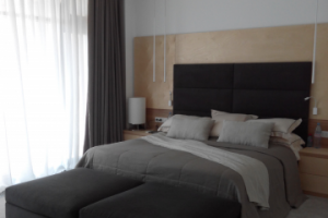 Спальня . Пестово . Шторы и покрывало