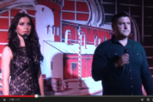 Студийная съемка авторской песни