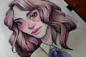 Портрет карандашами