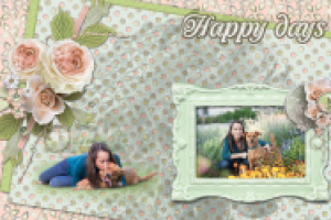 Scrapbook/photo album page