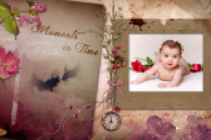 Scrapbook/photo album page