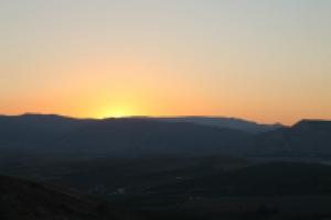 Закат в Крымских горах