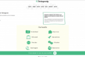 Прототип сайт по продвижению аккаунтов в Instagram