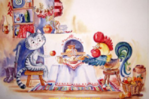 Кот и петух