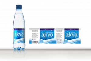 Этикетка питьевой воды «Аkvo»