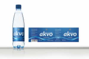 Этикетка питьевой воды «Аkvo»