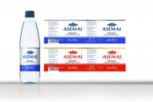 Этикетка минеральной воды «Асем-ай»