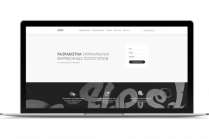 Прототип сайта по разработке логотипов