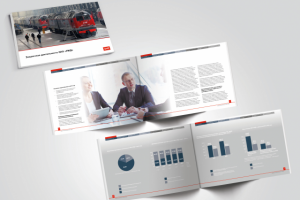 Верстка комплекта буклетов для ОАО "РЖД"