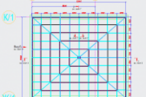 Зенитный фонарь-пирамида в торговом центре