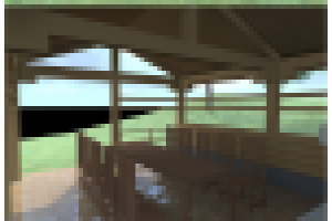 Веранда с мангалом