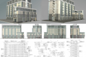 Многоэтажное административное здание