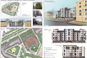 Жилой дом со встроенными офисами и подземной автостоянкой