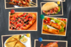 Вывеска-меню для кафе