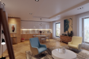 Комната, эскиз