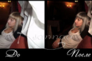 Ретушь - корректировка контуров лица