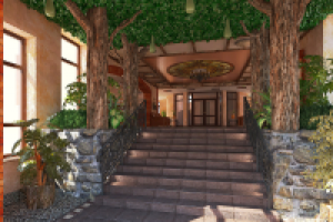 Гостиница, главный вестибюль