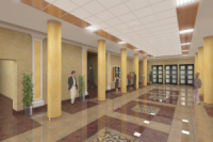 Вестибюль дома культуры